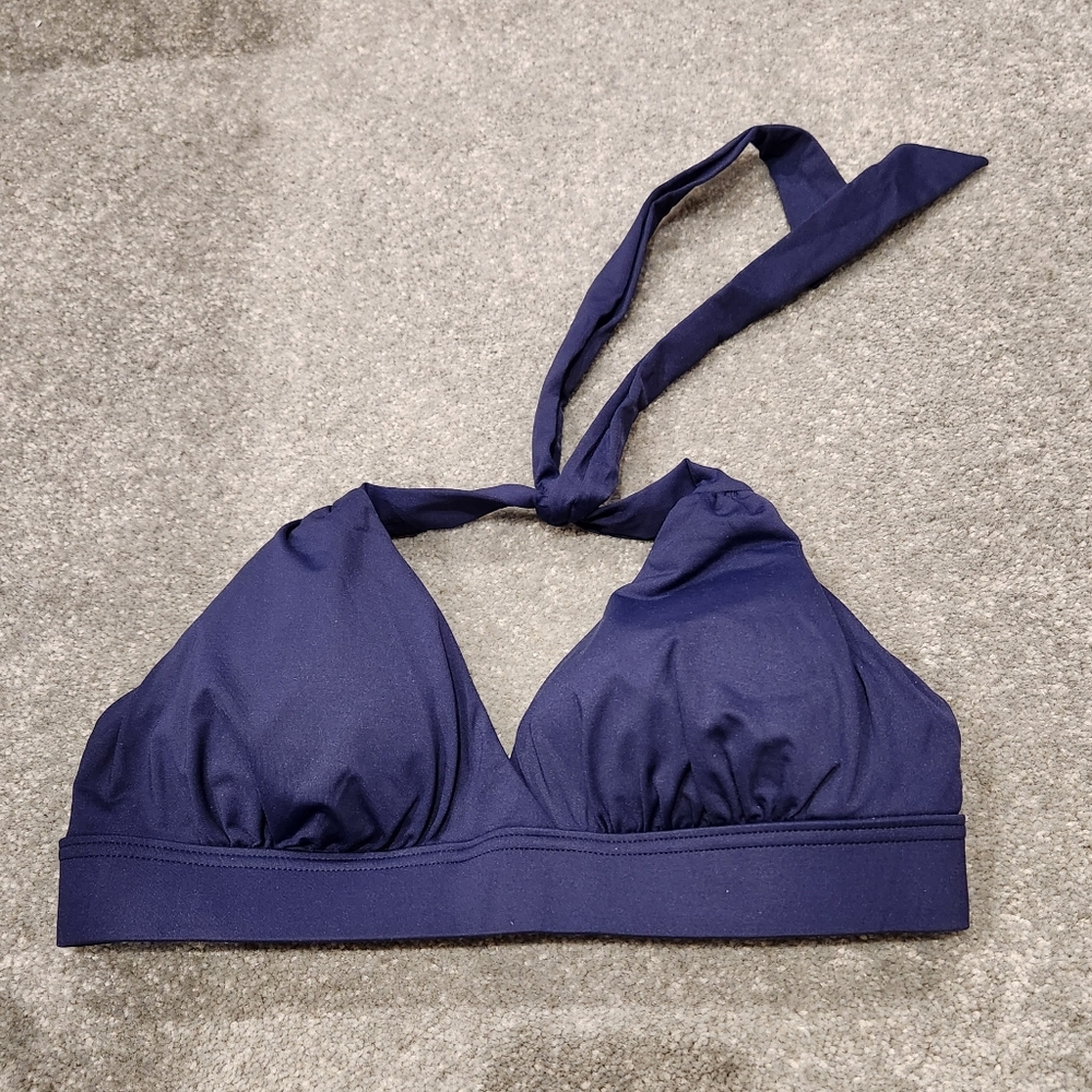 Lands End size 6 halter bikini top